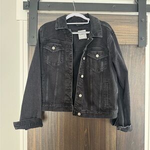 Abercrombie & Fitch Black Denim Jacket